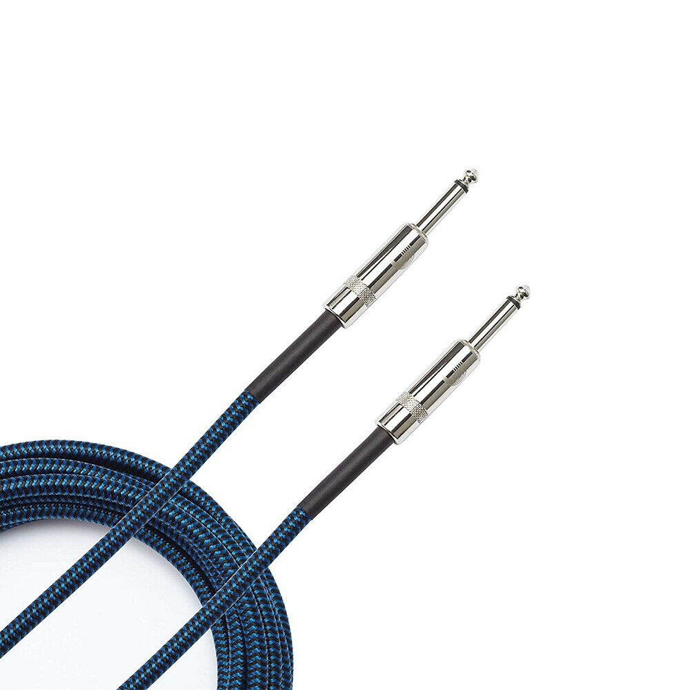 Planet Waves PW-BG-20BU Braided Instrument Cable, 20' - Blue