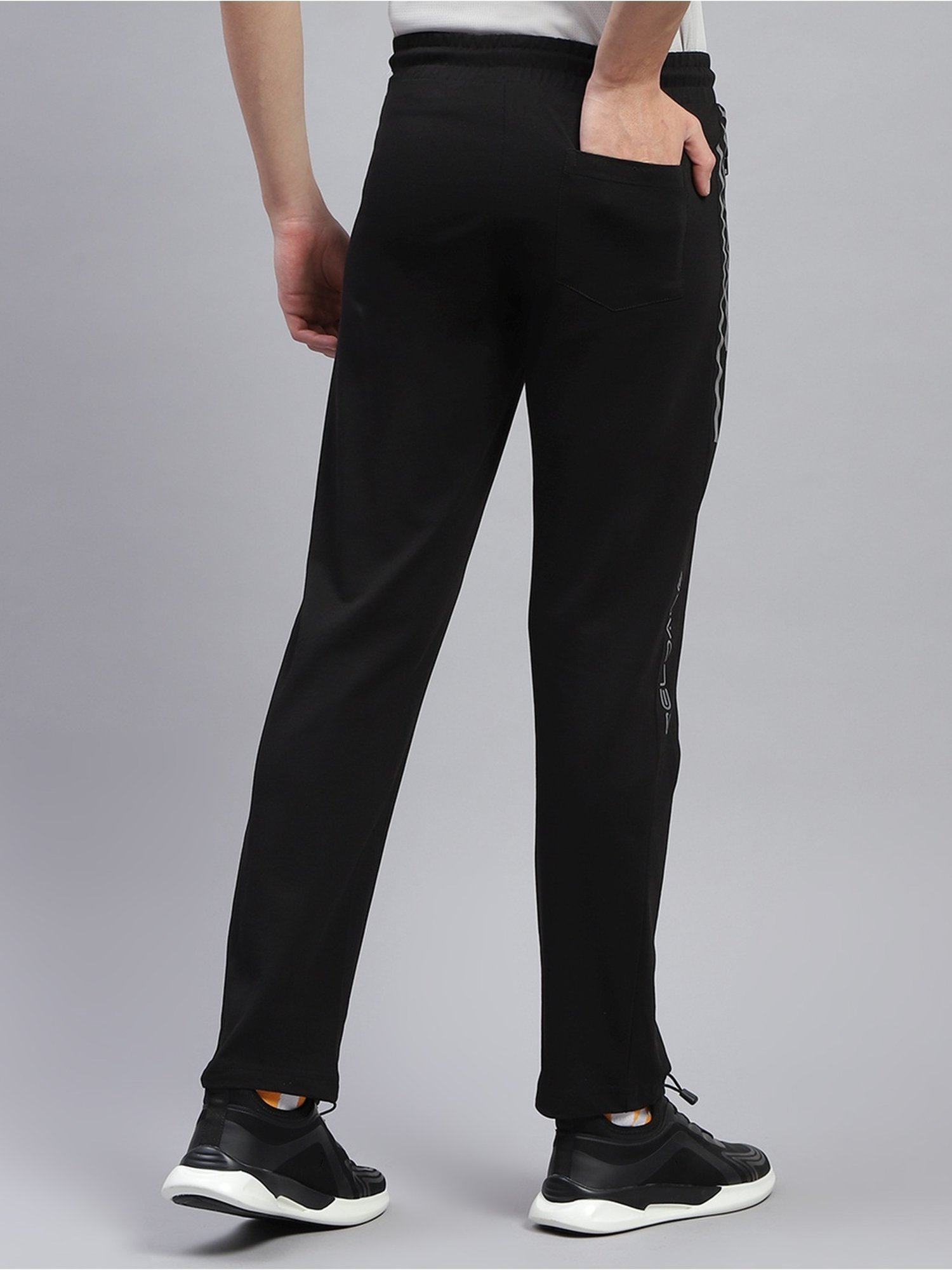 Monte Carlo Black Regular Fit Trackpants