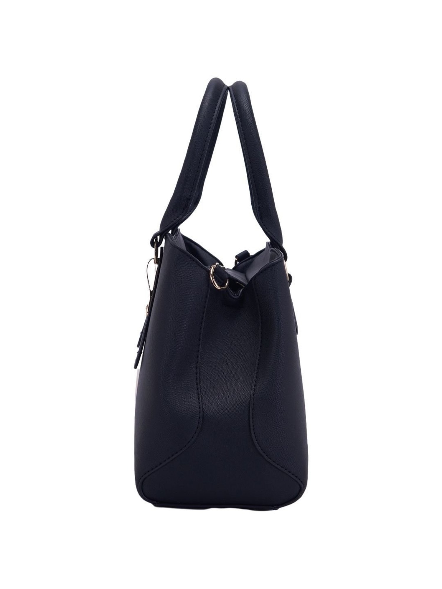 Giordano Black Color Block Medium Handbag