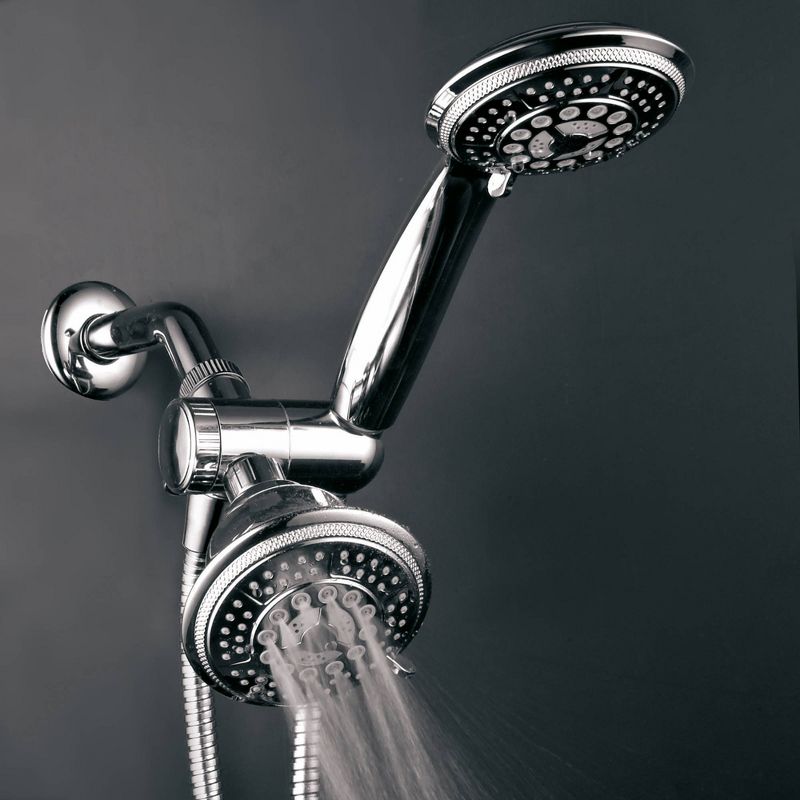 Aqua Dance 3 Way Combo Showerhead Chrome - HoteSpa