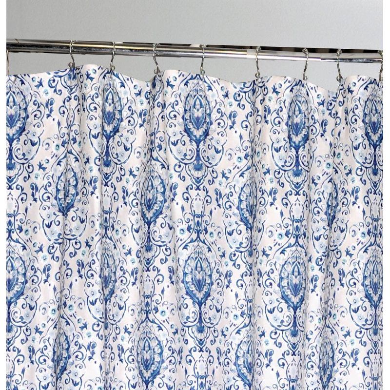 Ancathus Shower Curtain Blue/Natural - Moda at Home