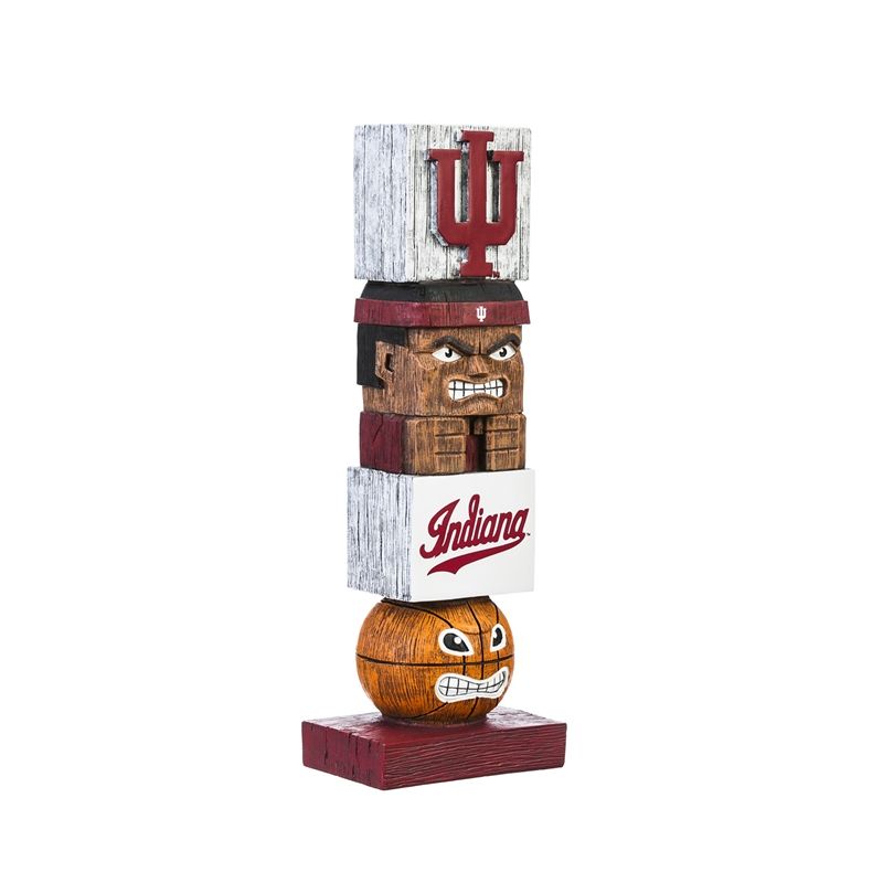 Evergreen Team Sports America NCAA Indiana Hoosiers Tiki Totem, Team Colors, One Size