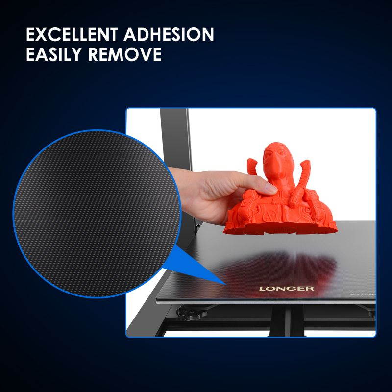 LONGER LK5 Pro 3D Printer, Open Source with Large Print Size 300x300x400mm, Tempered Glass Platform, Diagonal Rod Resume Printing