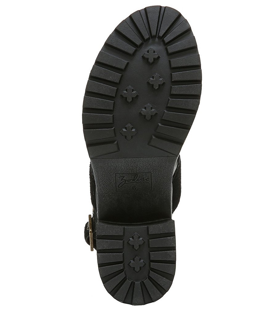 Zodiac Lola Suede Block Heel Sandals