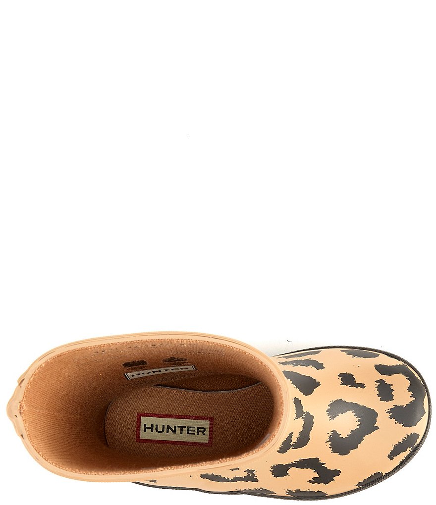 Hunter Girls' First Classic Hybrid Leopard Print Rainboots (Infant)