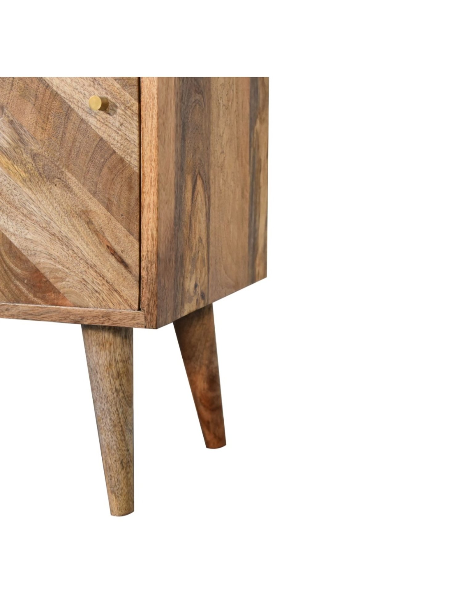 Artisan Furniture Muna Solid Brown Mango Wood Side Table