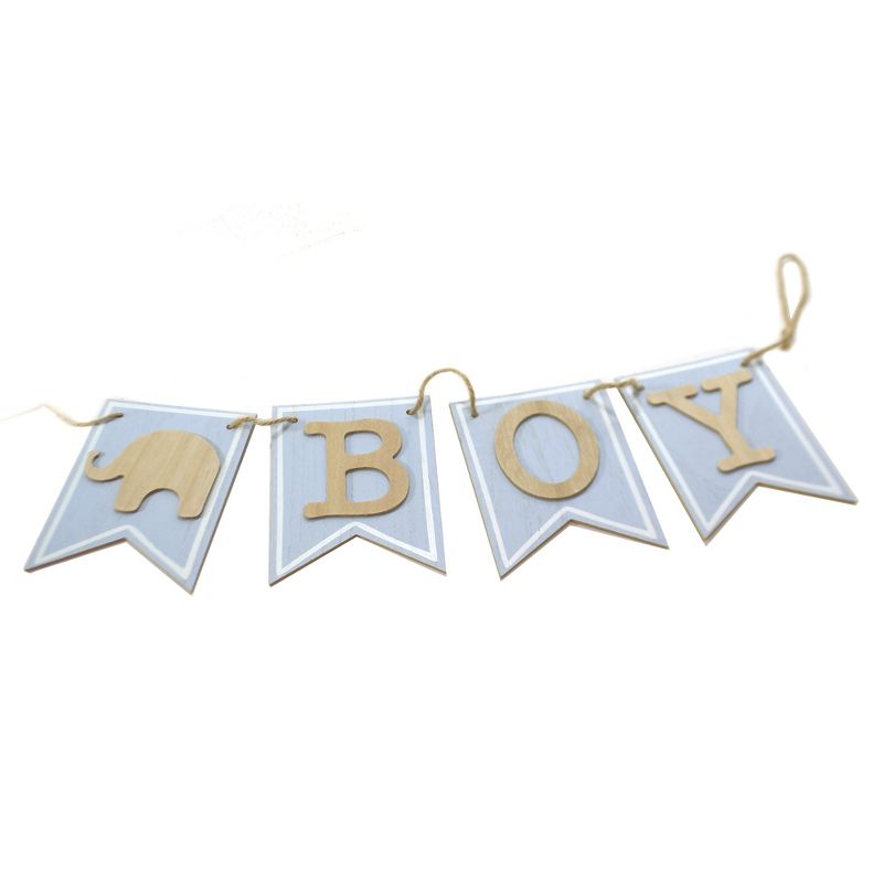 Child Related 6.5" It's A Boy Banner Hanger Reveal Party  Baby  -  Banners And Garlands