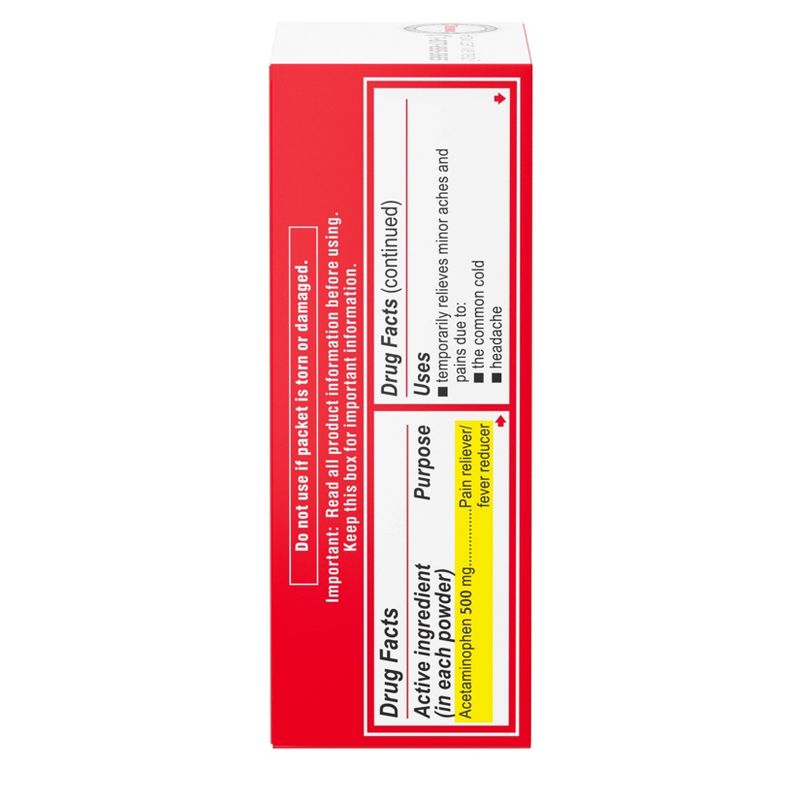 Tylenol Acetaminophen Extra Strength Powder Pack - Berry - 12pk