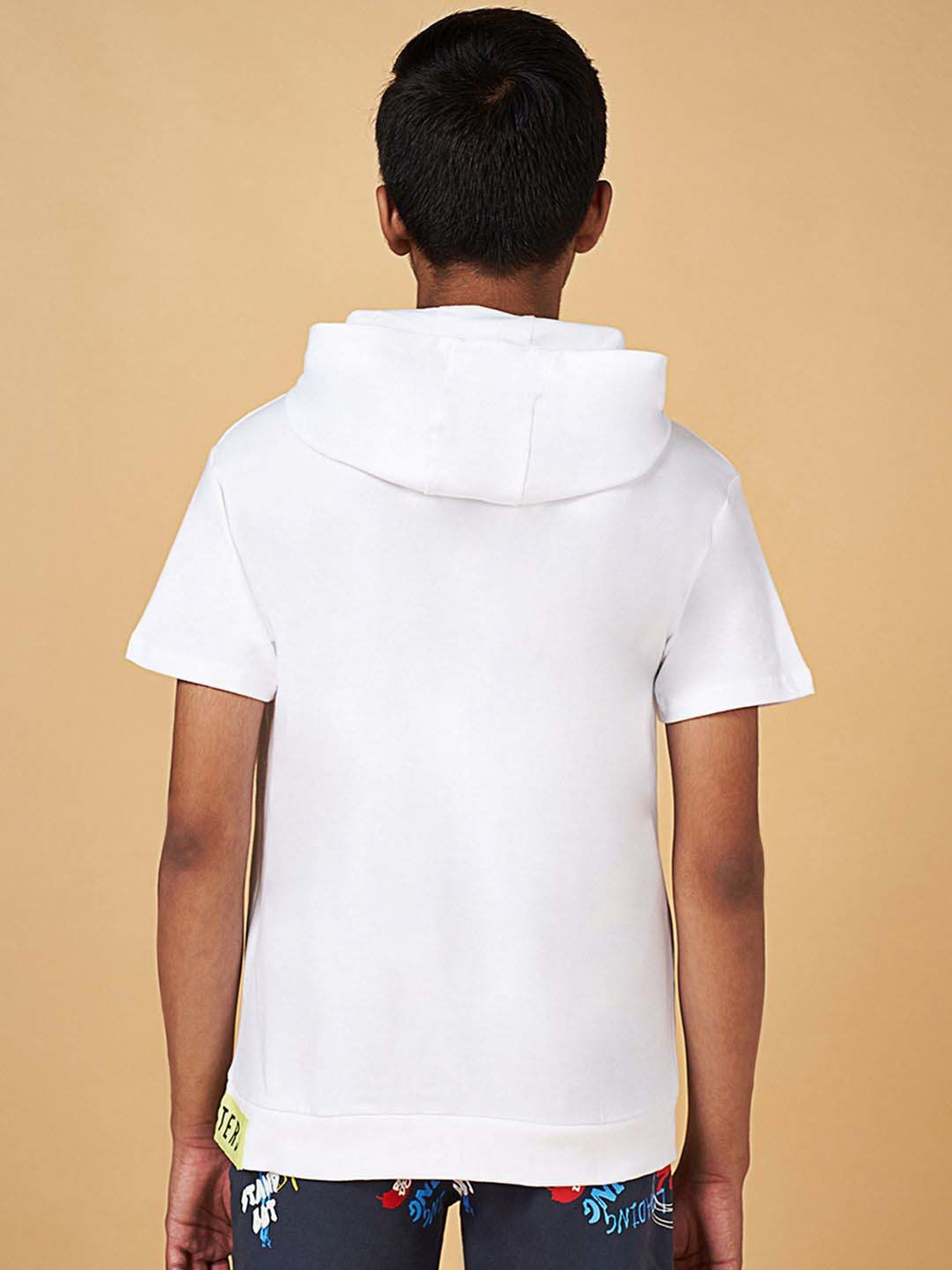 Coolsters by Pantaloons Kids White Cotton Printed T-Shirt