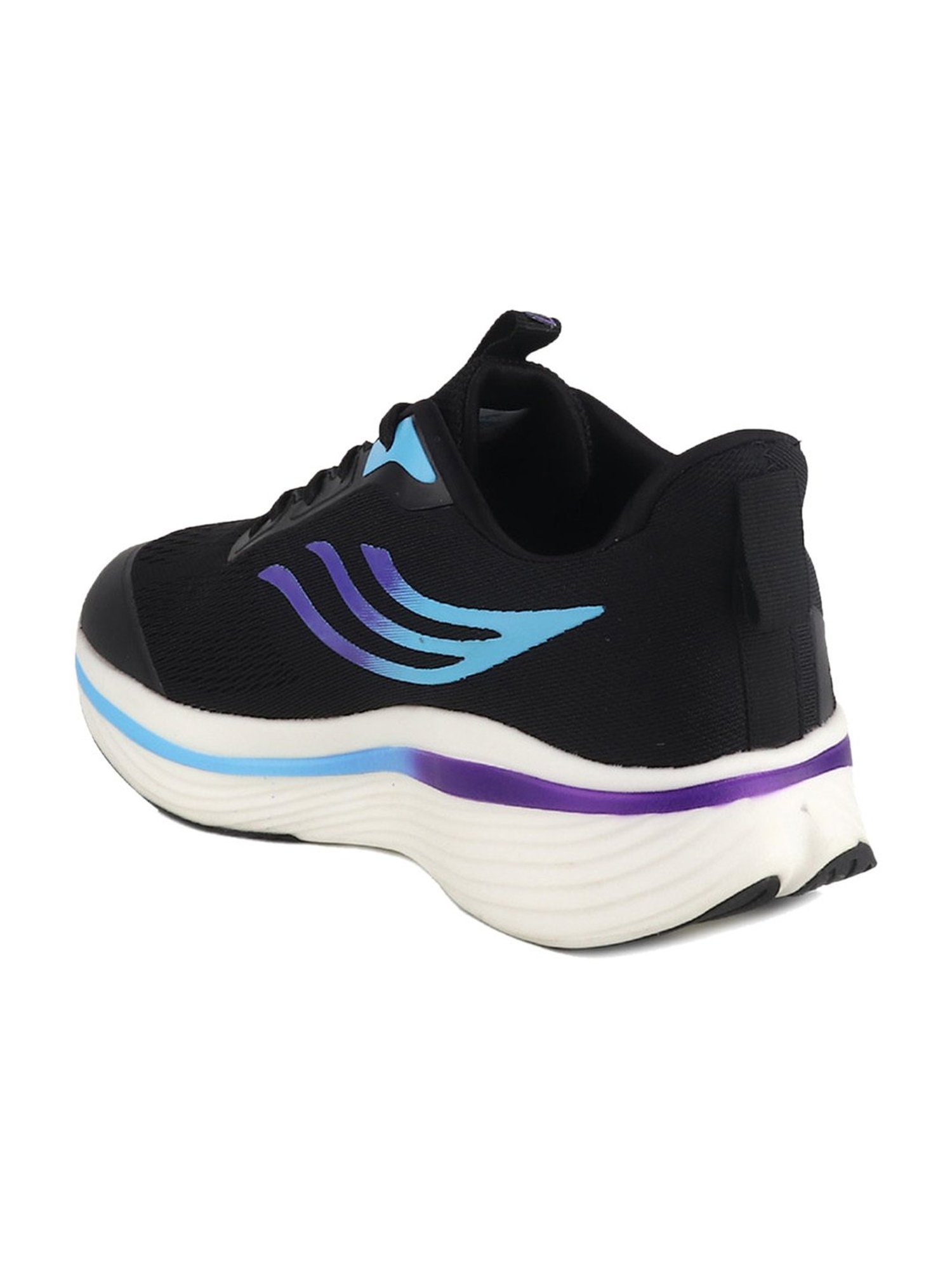 Furo by Red Chief Men's Black Running Shoes