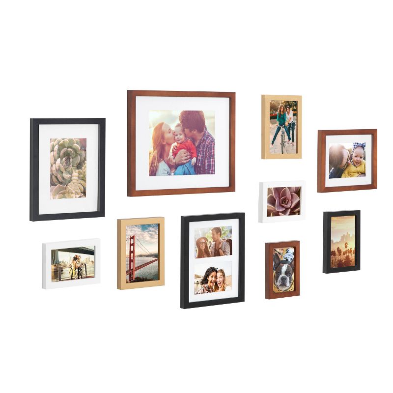 10pc Gallery Frame Box Set Multi - Kate & Laurel All Things Decor