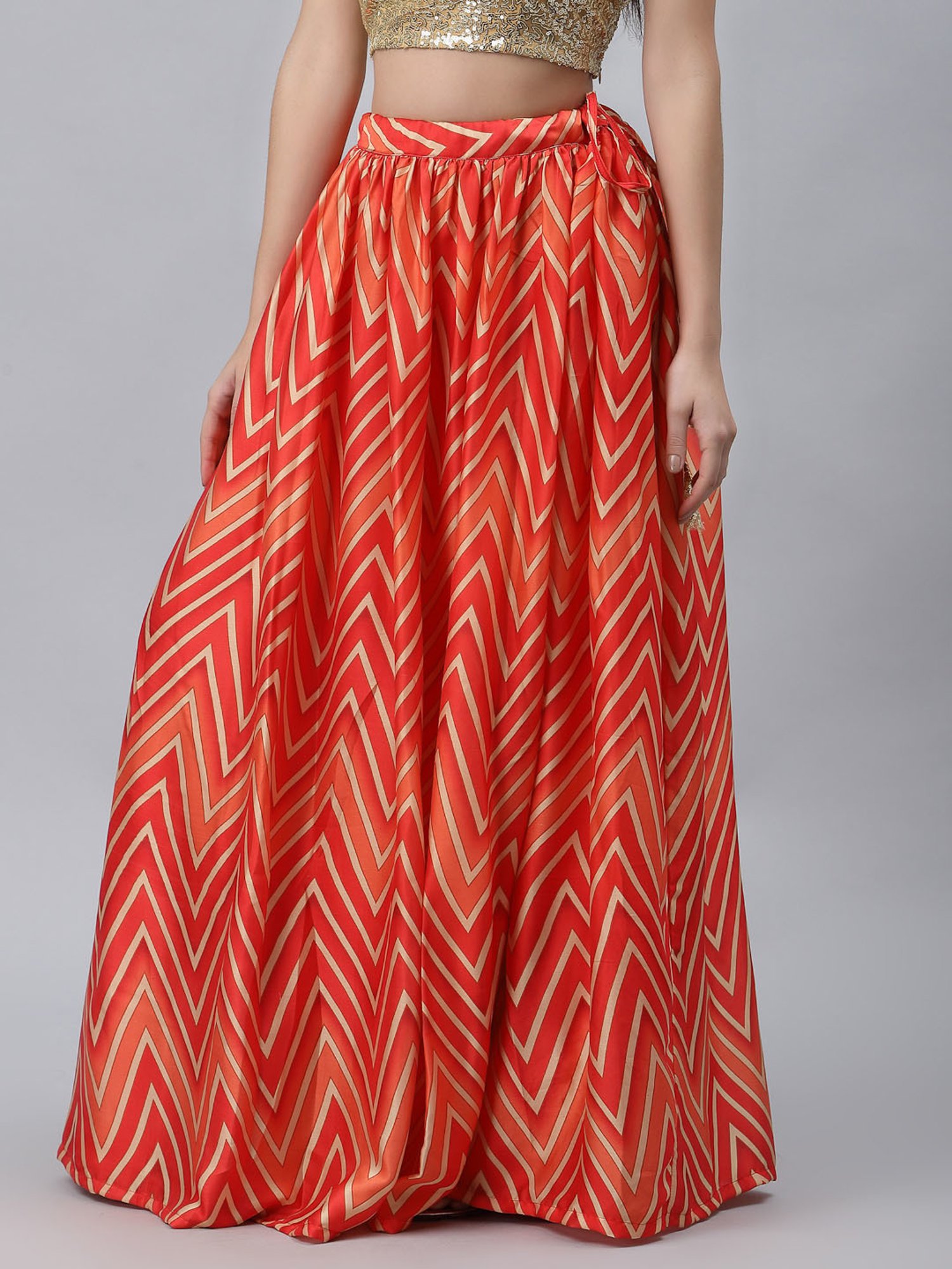 studiorasa Red Printed Skirts