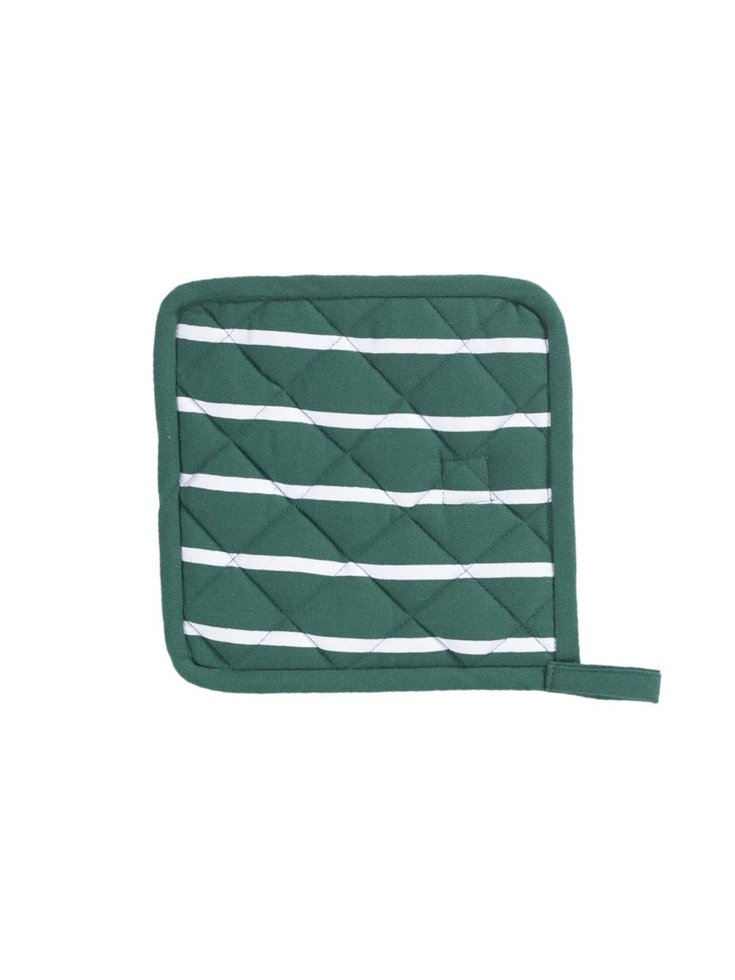 Maspar Green 100% Cotton 225 GSM Pot Holder - Set of 2