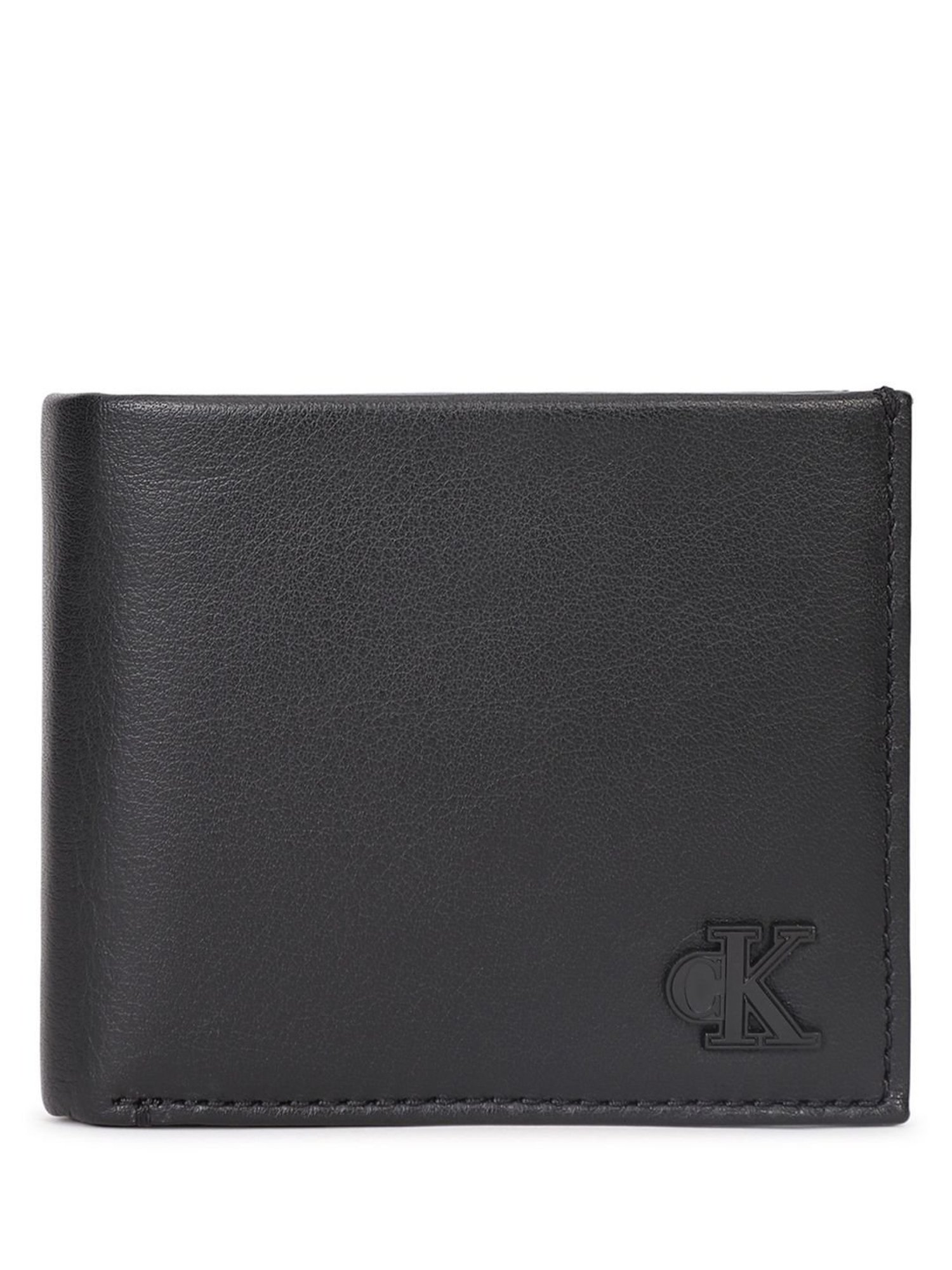 Calvin Klein Black Hardware Medium Bi-Fold Wallet