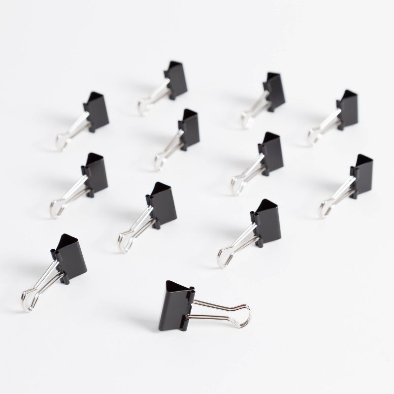 12ct Medium Binder Clips - up & up™
