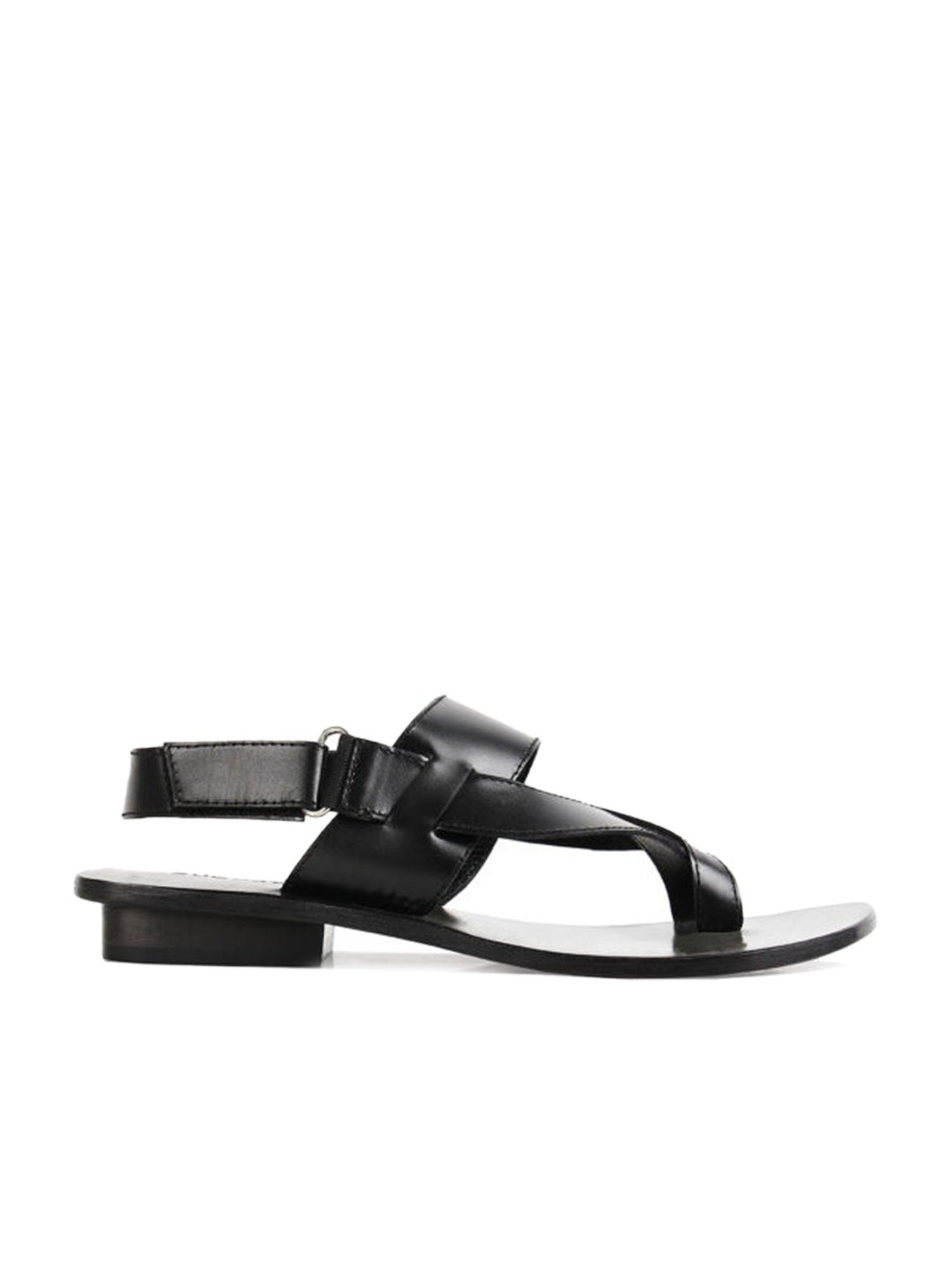 Zuccaro by Regal Black Back Strap Sandals