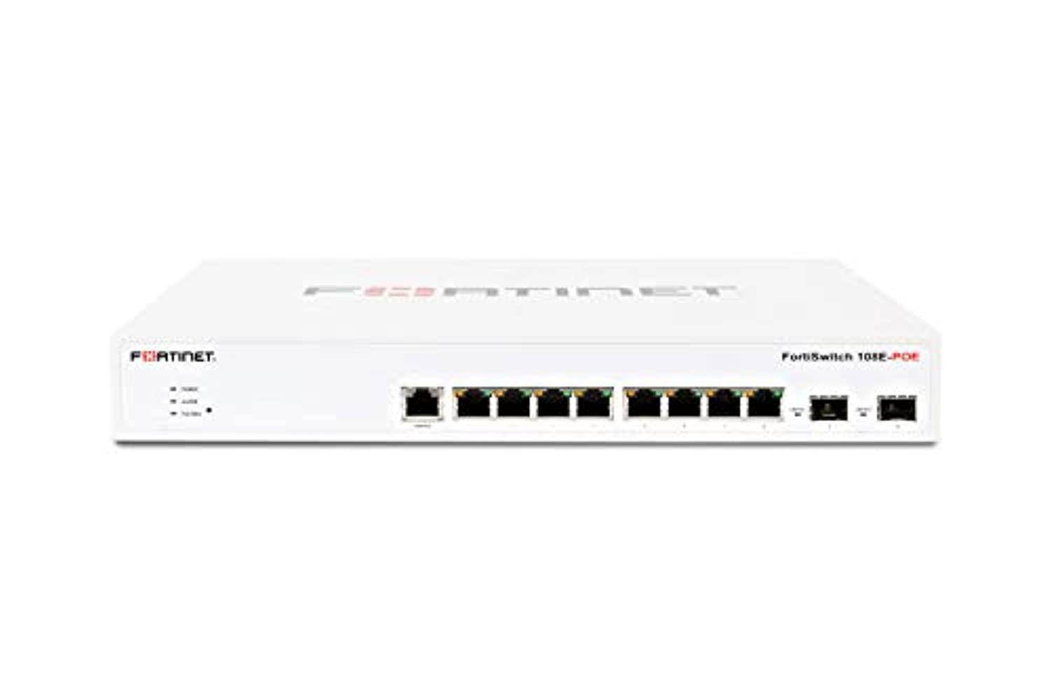 Fortinet FortiSwitch 108E-POE 8 Port Layer 2 Gigabit Ethernet Switch - FS-108E-POE