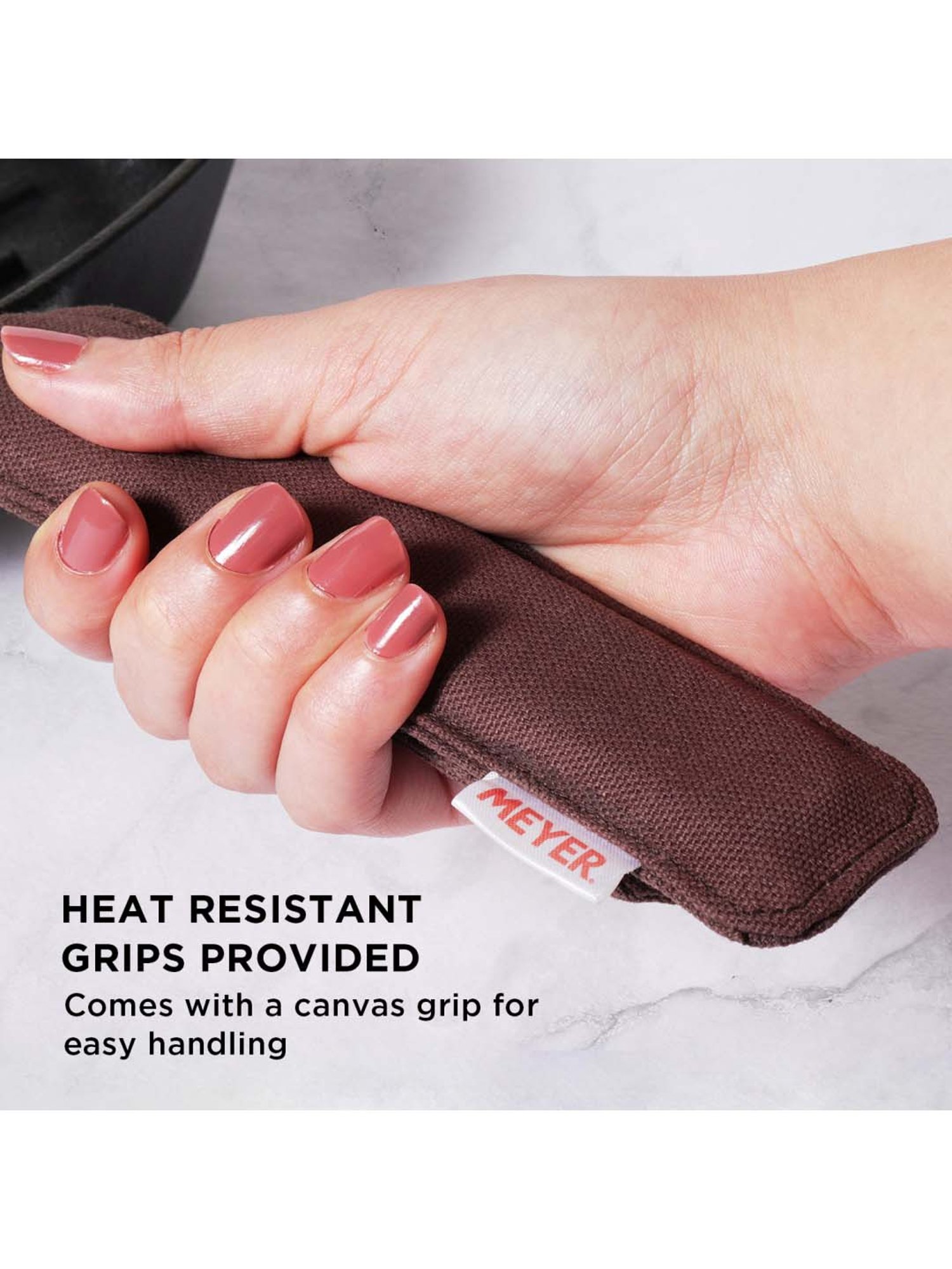 Meyer Pre-Seasoned Cast Iron 22cm Frypan/Skillet