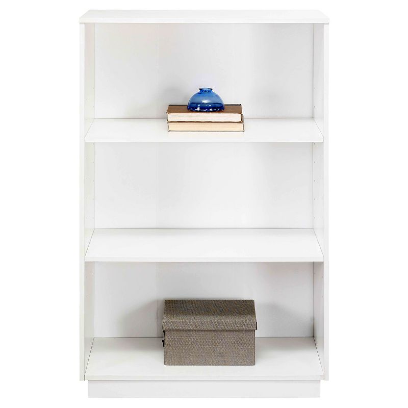 48" Trimble 3 Shelf Bookcase - White - Whalen