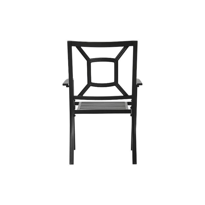2pc Iron Dining Chairs - Nuu Garden
