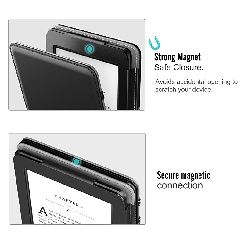 Case Fits Kindle Paperwhite 10th Generation 2018 Releases Premium Vertical Flip Cover with Auto WakeSleep Compatible for  Kindle Paperwhite 2018 EReader Lucky Tree