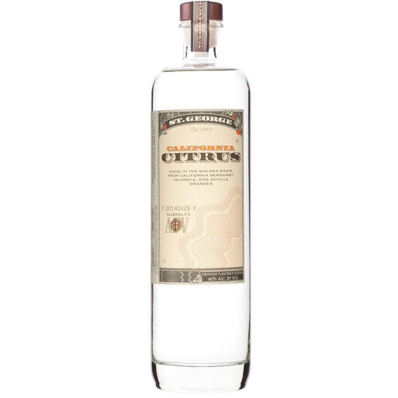 St. George California Citrus Flavored Vodka - 750ml Bottle