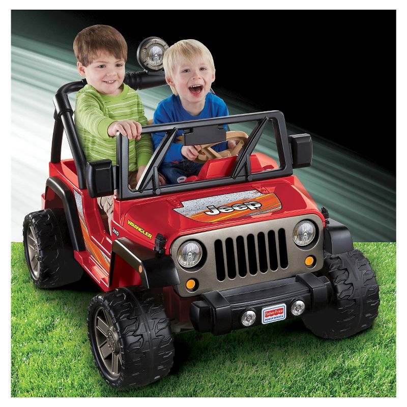 Power Wheels 12V Jeep Wrangler Powered Ride-On - Red