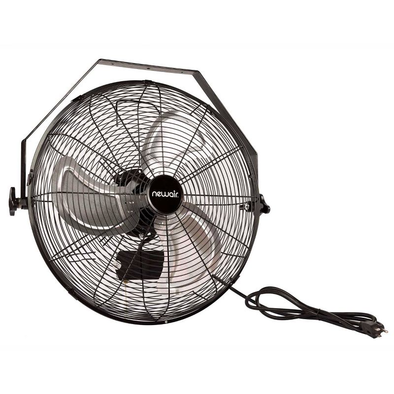 NewAir 18" High Velocity Wall Mounted Fan Black