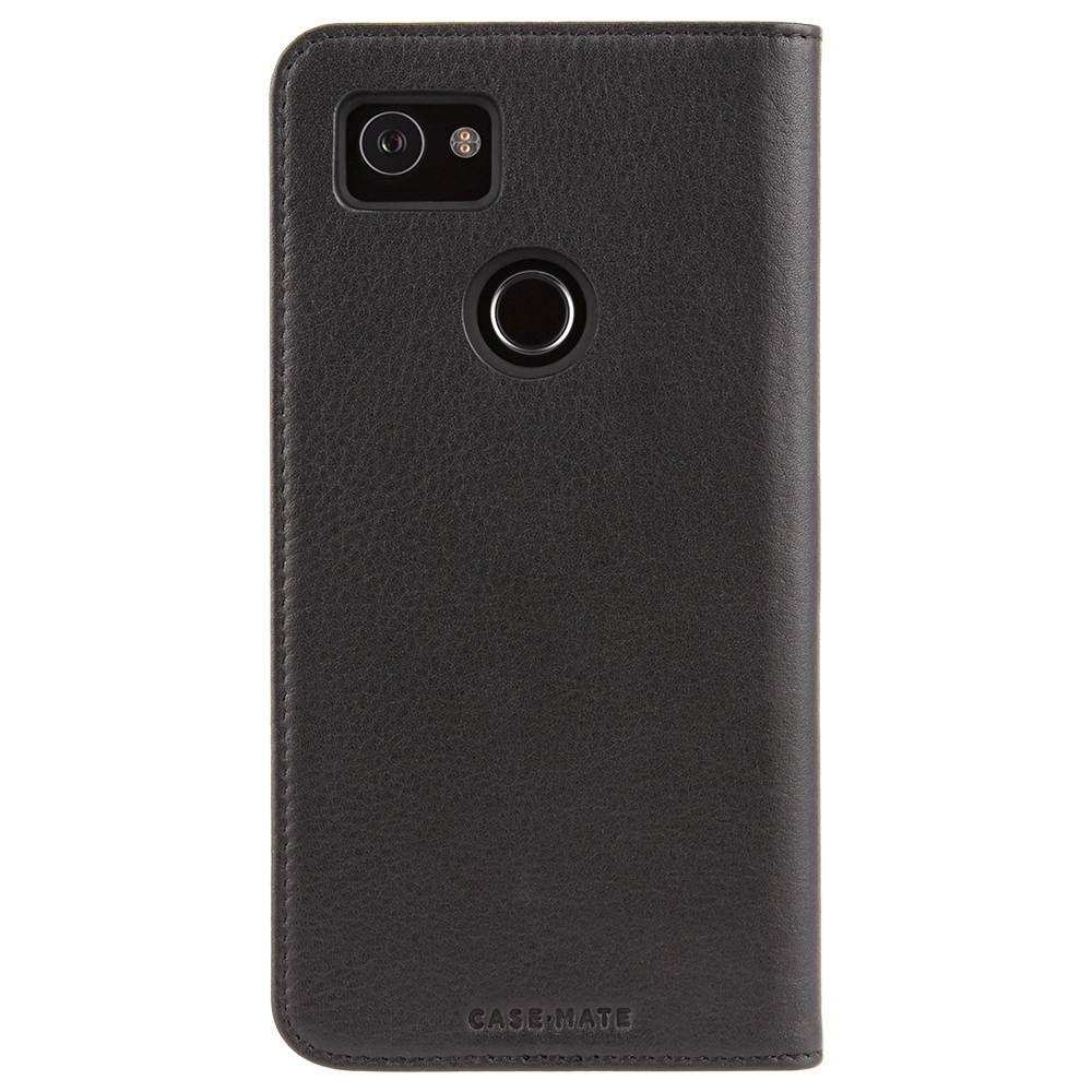 Case-Mate Wallet Folio Series Leather Case Cover for Google Pixel 2 XL - Black