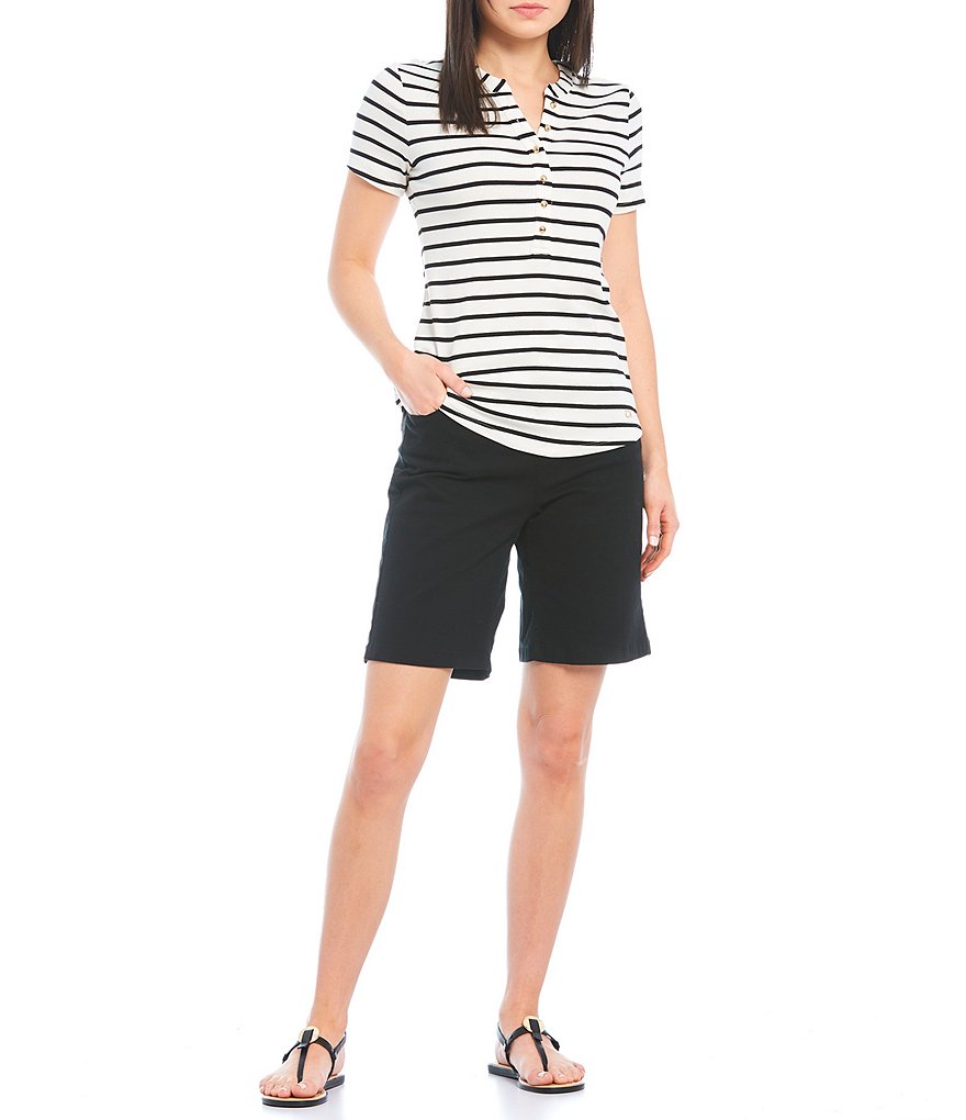 KENDALL + KYLIE White High Rise Sports Shorts