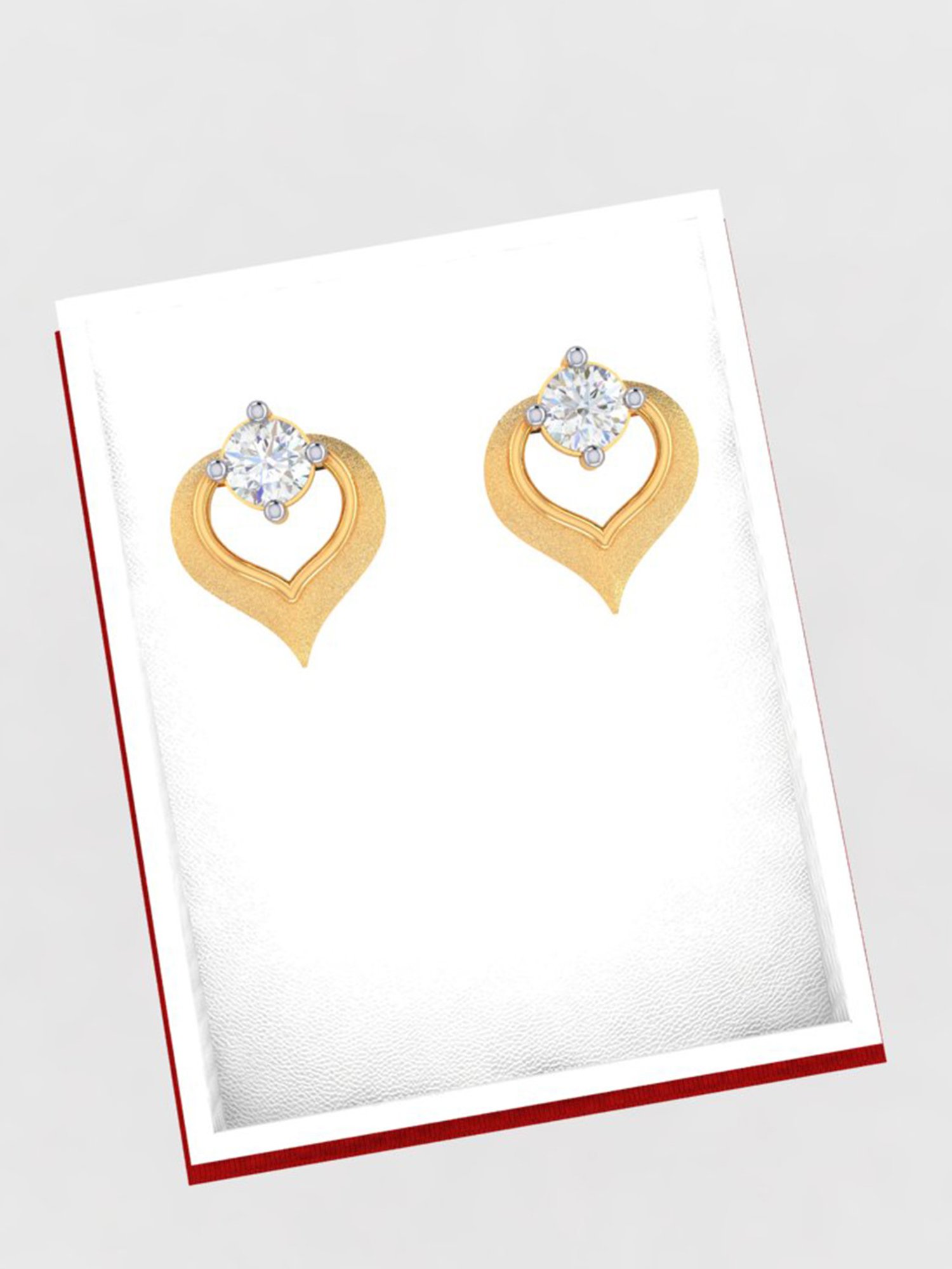 P.C. Chandra Jewellers 18 kt Gold & Diamond Earrings