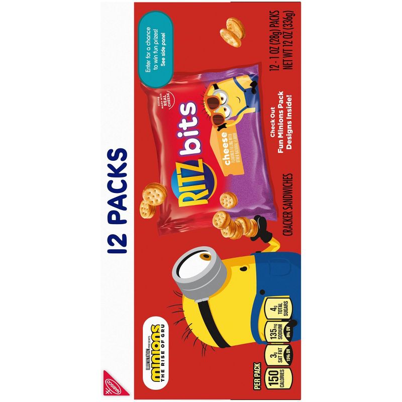 Ritz Bits Cheese Cracker Sandwiches - Snack Pack - 12ct/1oz