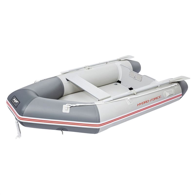 Intex Excursion 5 Person Inflatable Raft, 2 Oars and 2 Red Life Jackets, L/XL