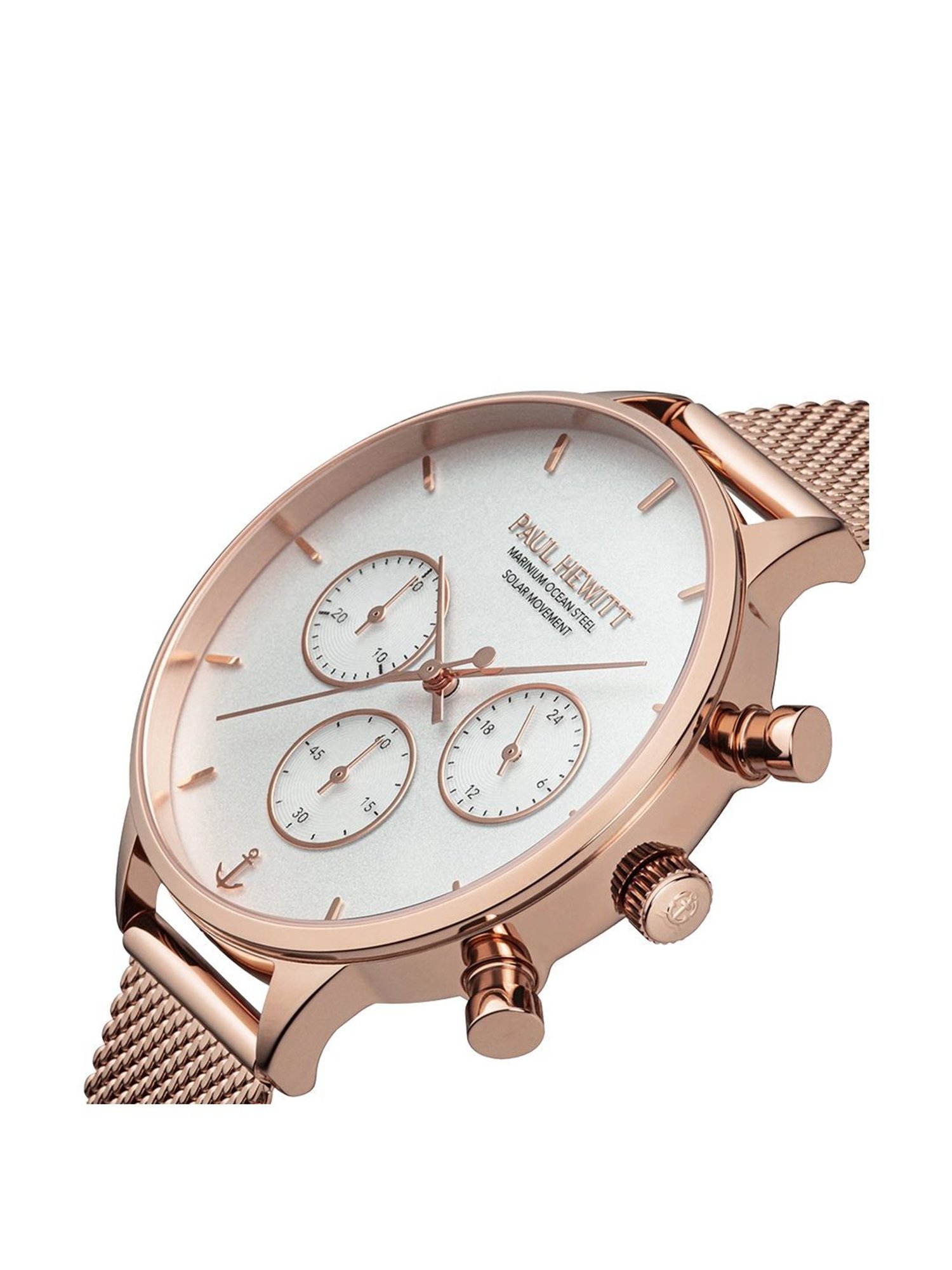 Paul Hewitt PH-SET-0585 OCEANPULSE Chronograph Solar Powered Watch with Bracelet for Women