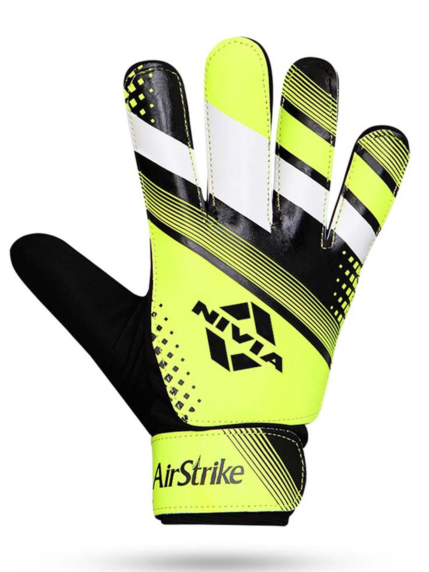 Nivia Air Strike Goalkeeper Gloves (Green) Size - L
