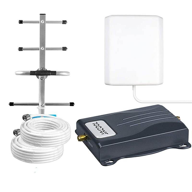 Cell Phone Signal Booster 4G LTE Signal Booster T-Mobile US Cellular 700Mhz Band 12/17 ATT Cell Phone Booster Mobile Signal Amplifier Repeater Extender for Home - Support Multiple Users