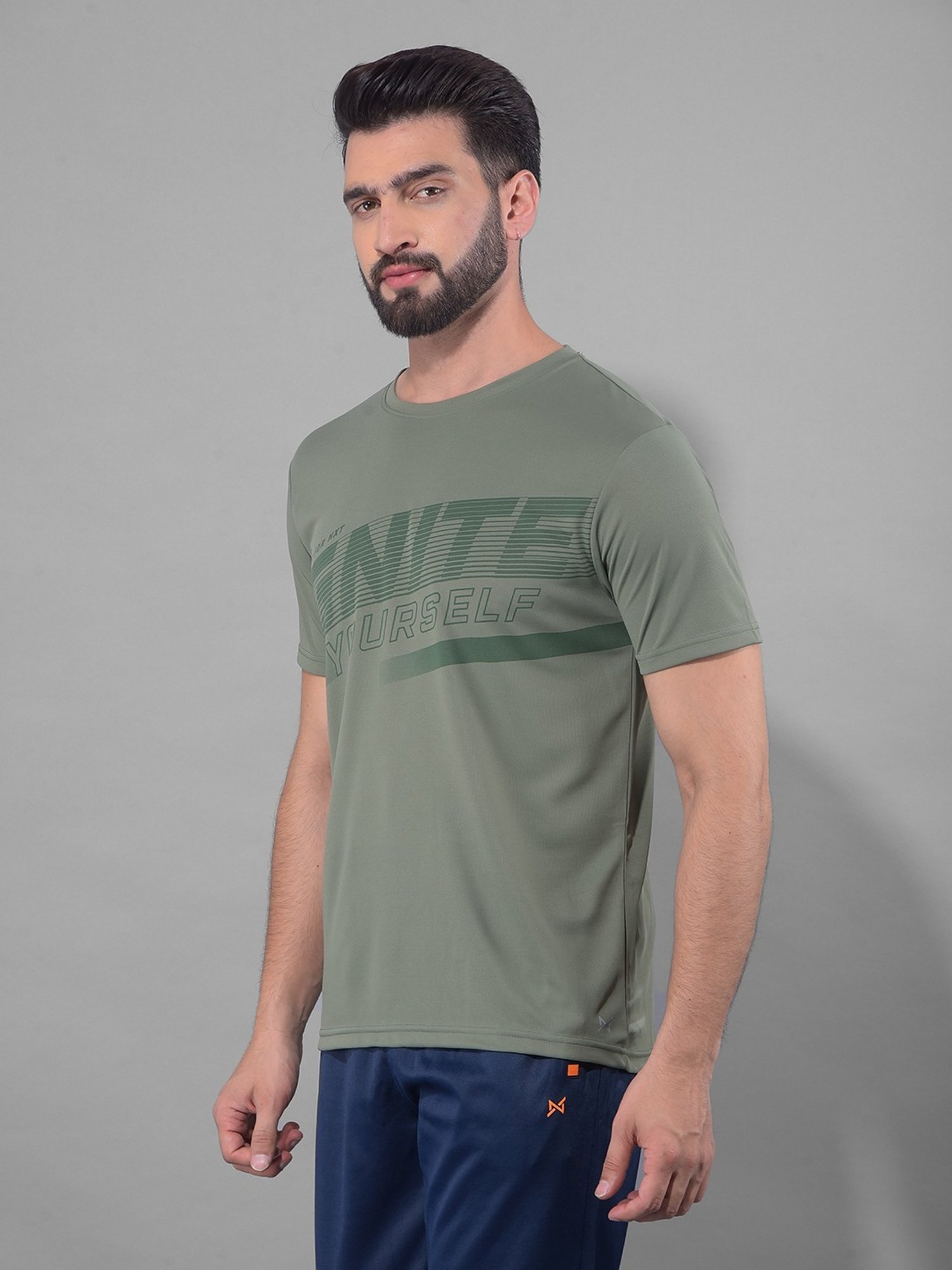 Force NXT Multicolored Regular Fit Printed Sports T-Shirt - Pack Of 3