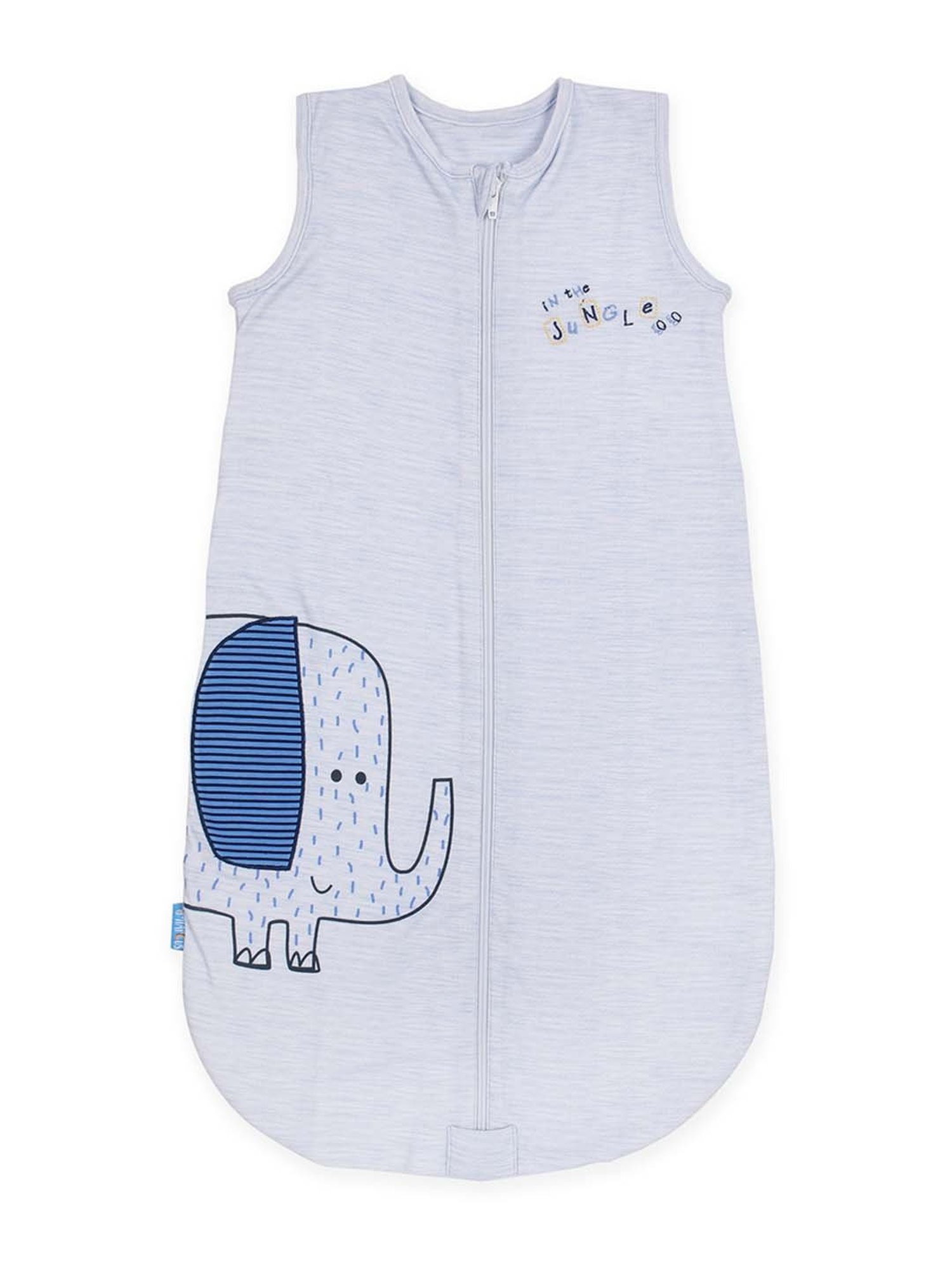 MiArcus Blue & White Cotton 210 GSM Gift Set (0-6 Month) - Set of 3