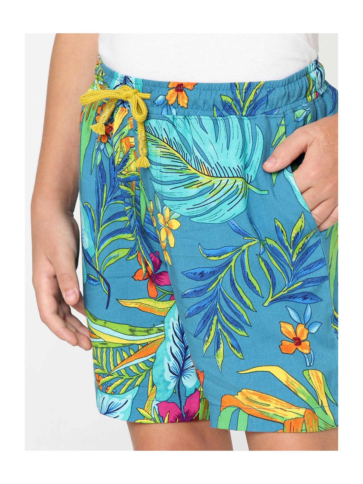 Jack & Jones Junior Blue Floral Print Shorts