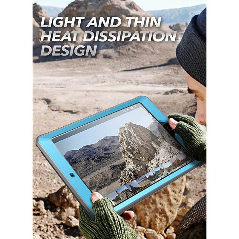 Unicorn Beetle Pro Series Case for iPad 102 20202019 with Builtin Screen Protector Protective Case for iPad 8th Generation 2020iPad 7th Generation 2019Blue