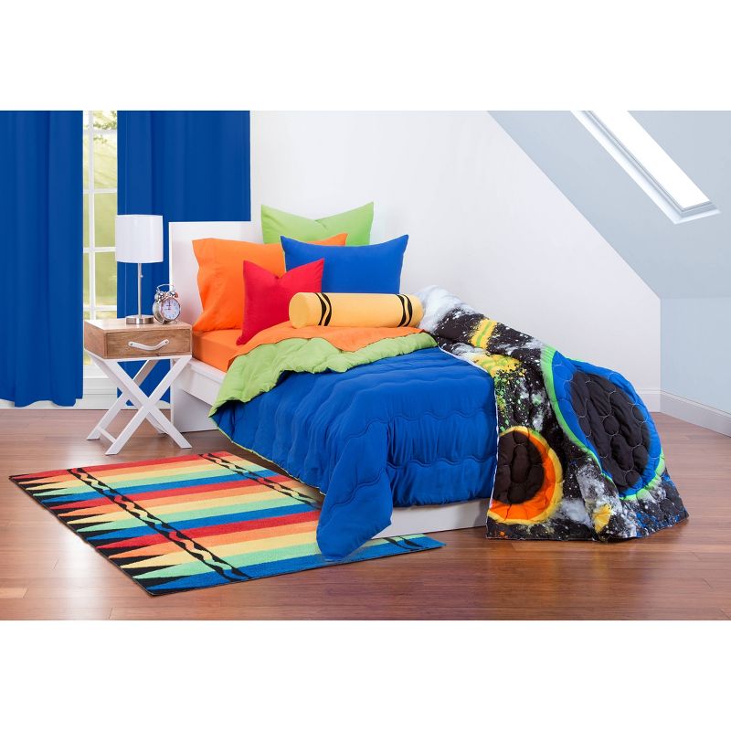 5'2"x7'2" Carmela Rug Blue/Ivory - SoHome