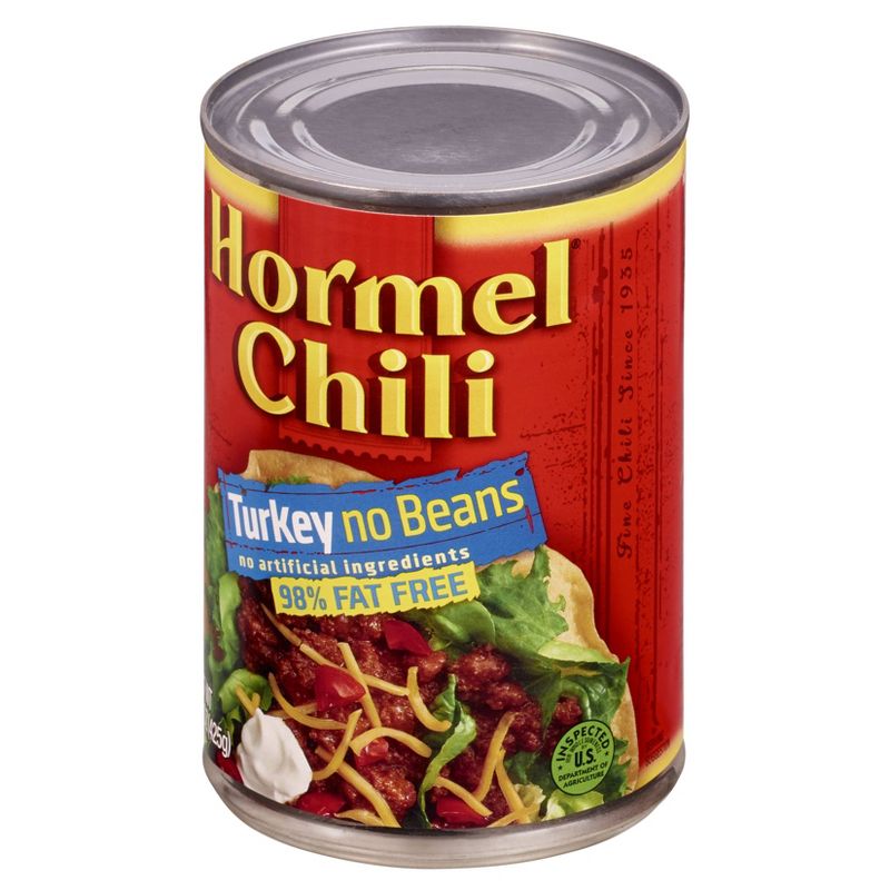 Hormel 99% Fat Free Turkey No Beans Chili 15oz