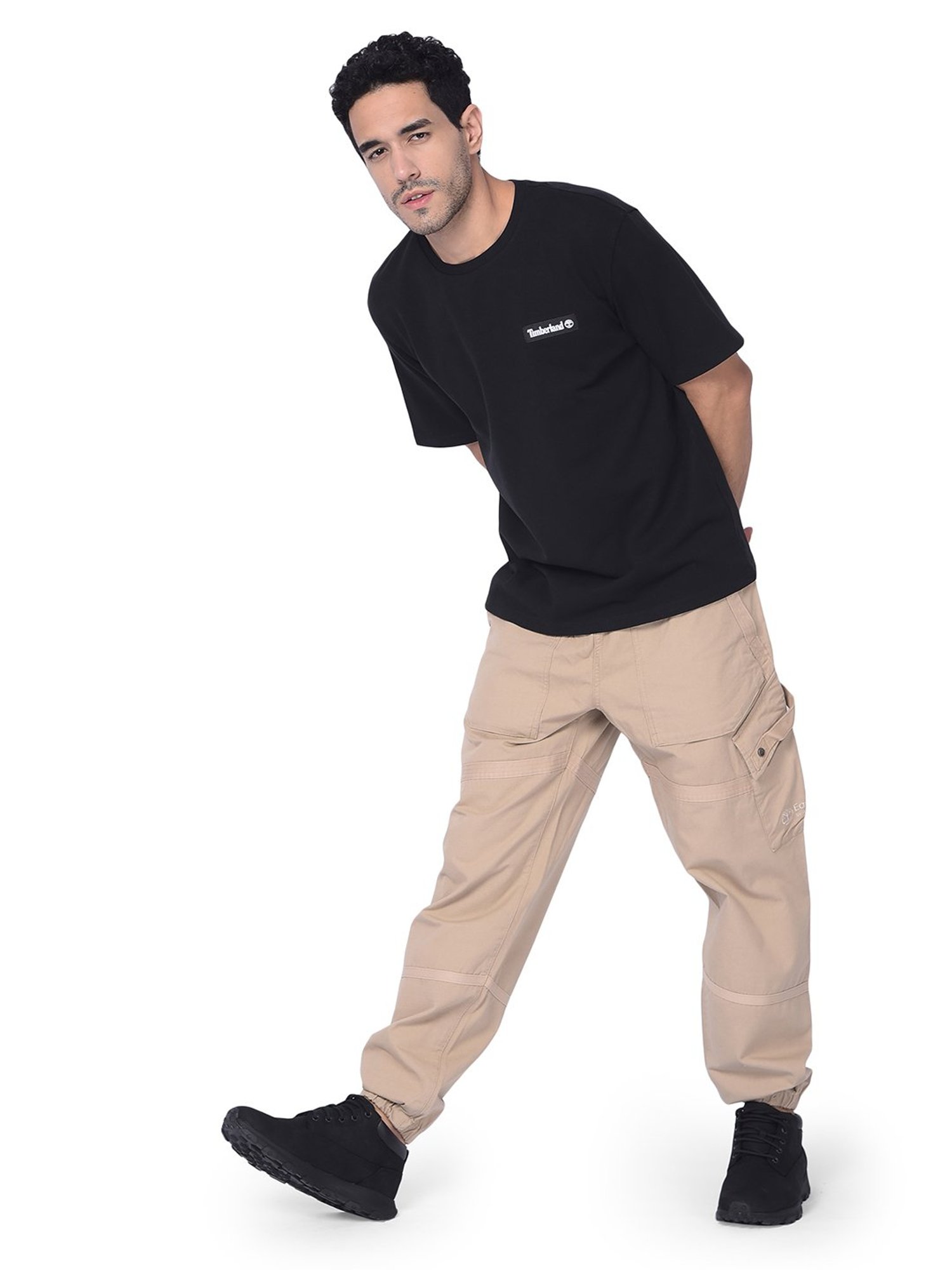 Timberland Beige Regular Fit Cargos