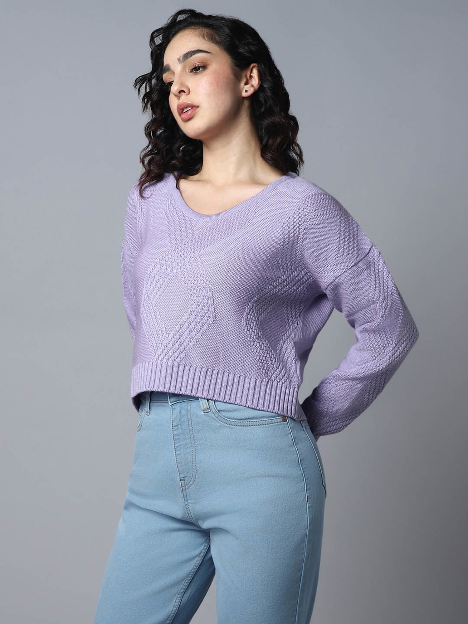 High Star Lilac Sweater