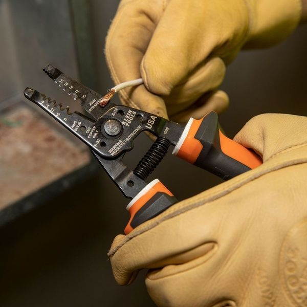 KLEIN TOOLS 11054-EINS 8 in Wire Stripper/Cutter 8 to 18 AWG