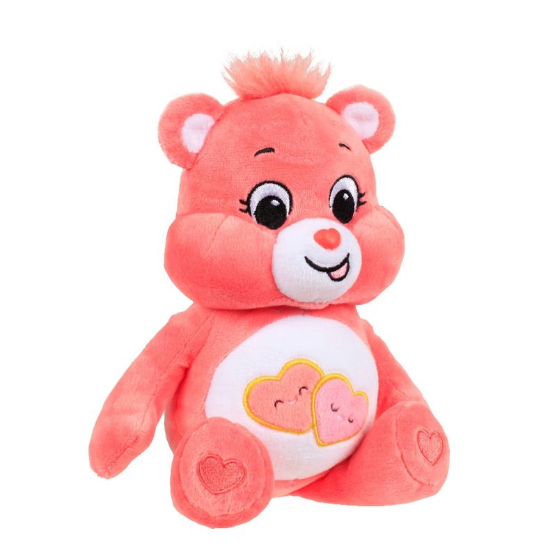Care Bear Basic Bean Bag Plush - Love-A-Lot Bear