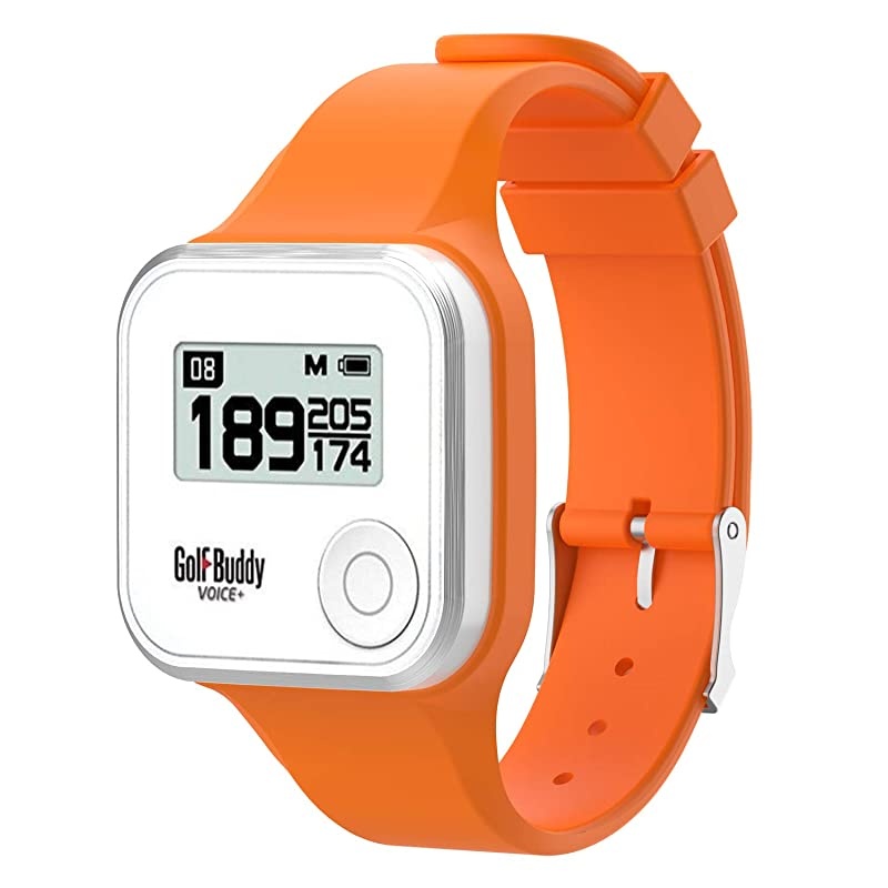 Wristband Compatible with GolfBuddy Voice 2 Watch Silicone Replacement Band Straps Watchbands Fit for Golf Buddy VoiceVoice 2 Golf GPS Watch Orange