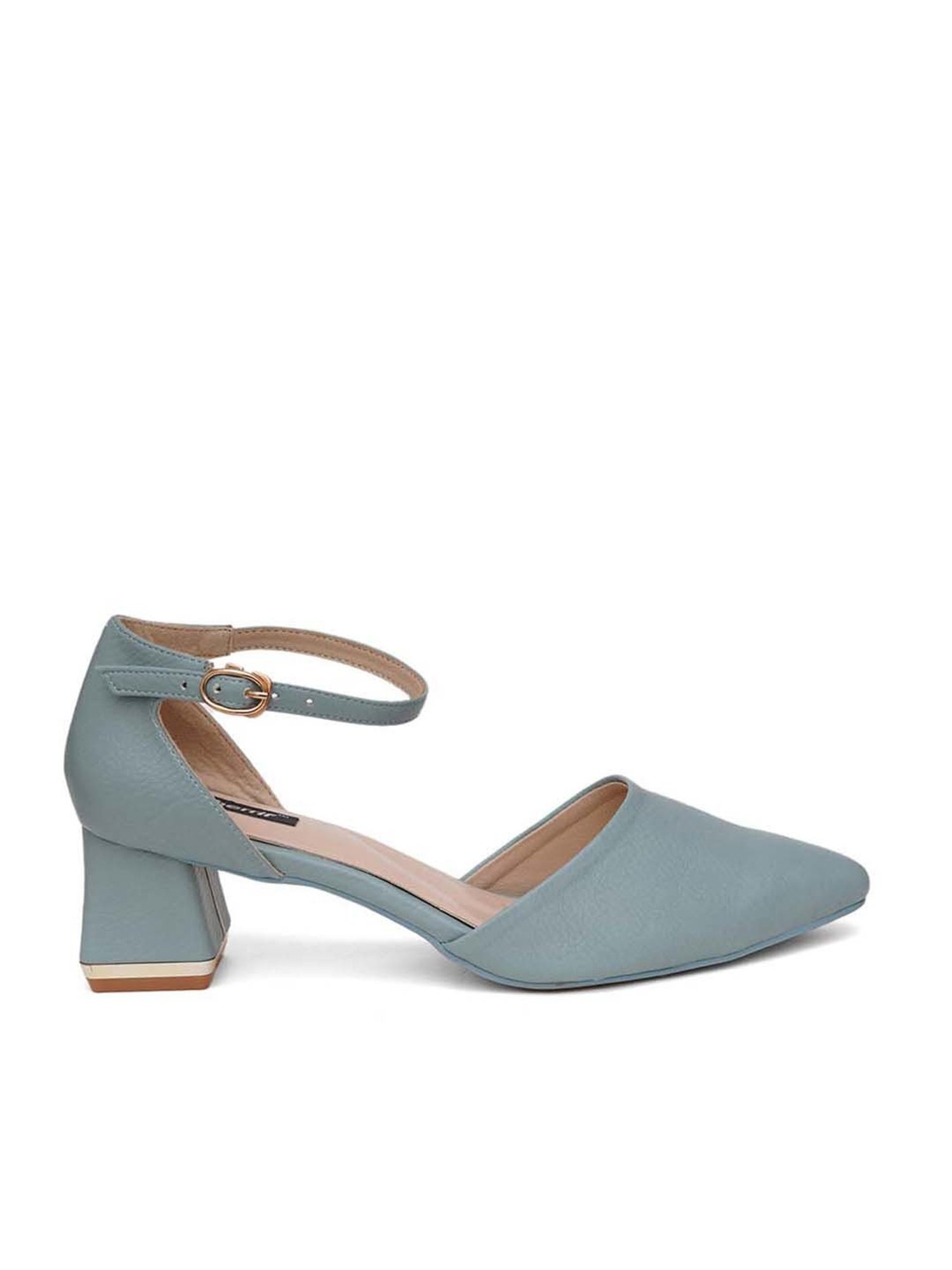 Sherrif Women's Blue Ankle Strap Sandals