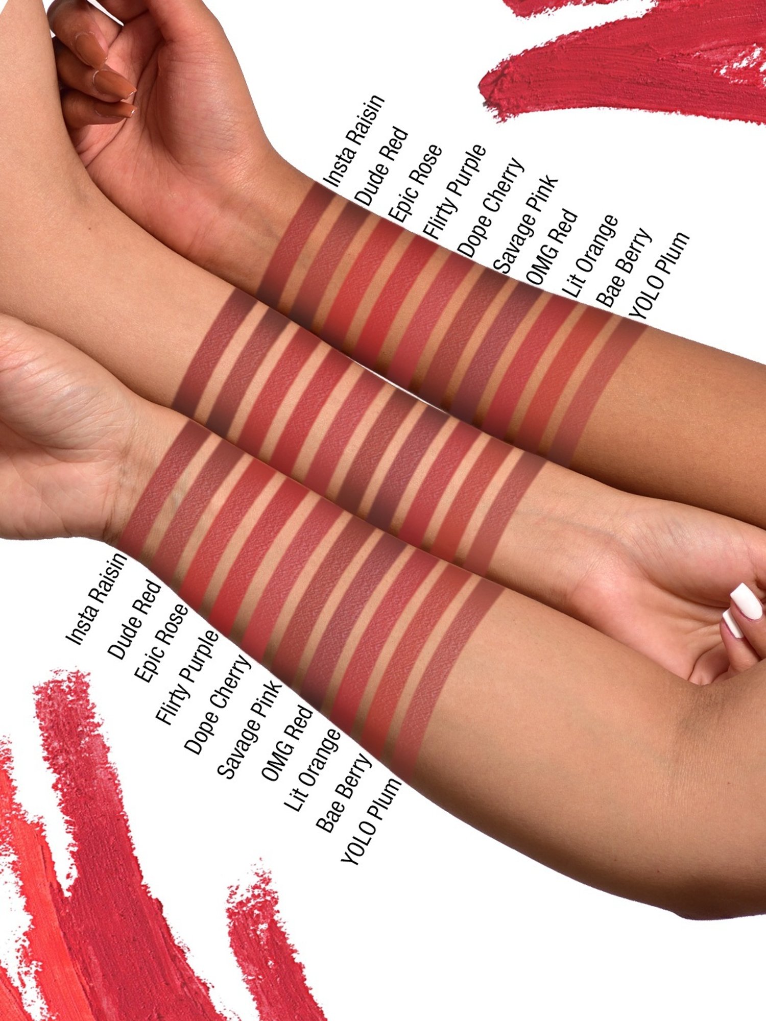 Street Wear Playfull Matte OMG Red - 2.9 gm