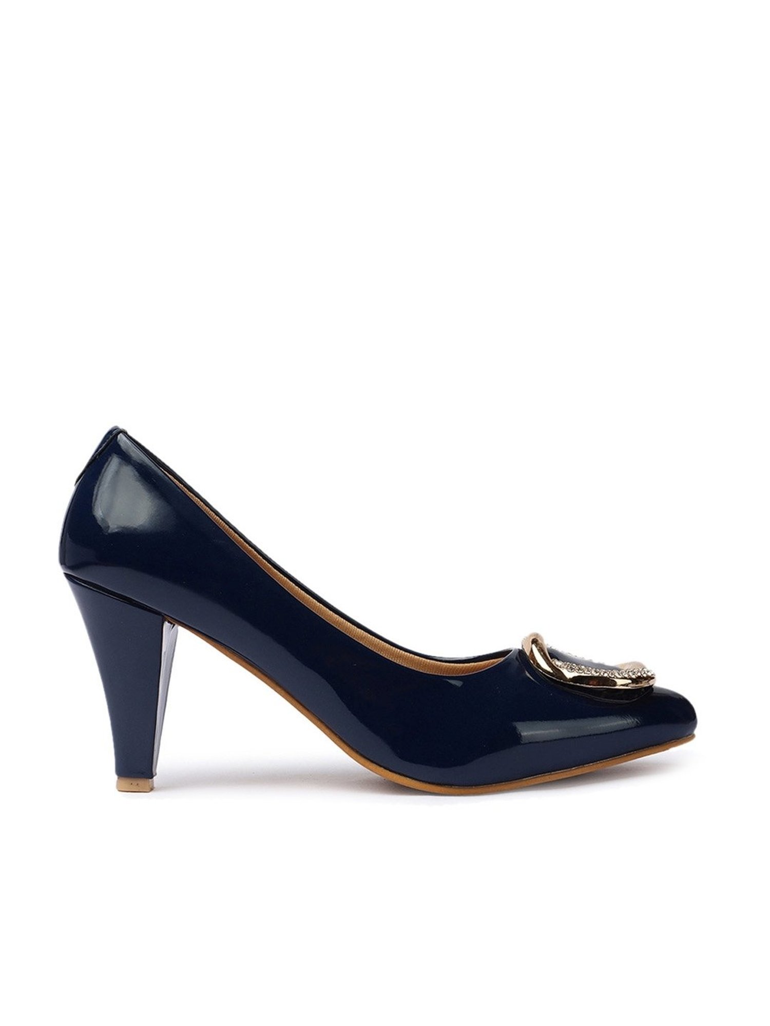Elle Women's Blue Stiletto Pumps